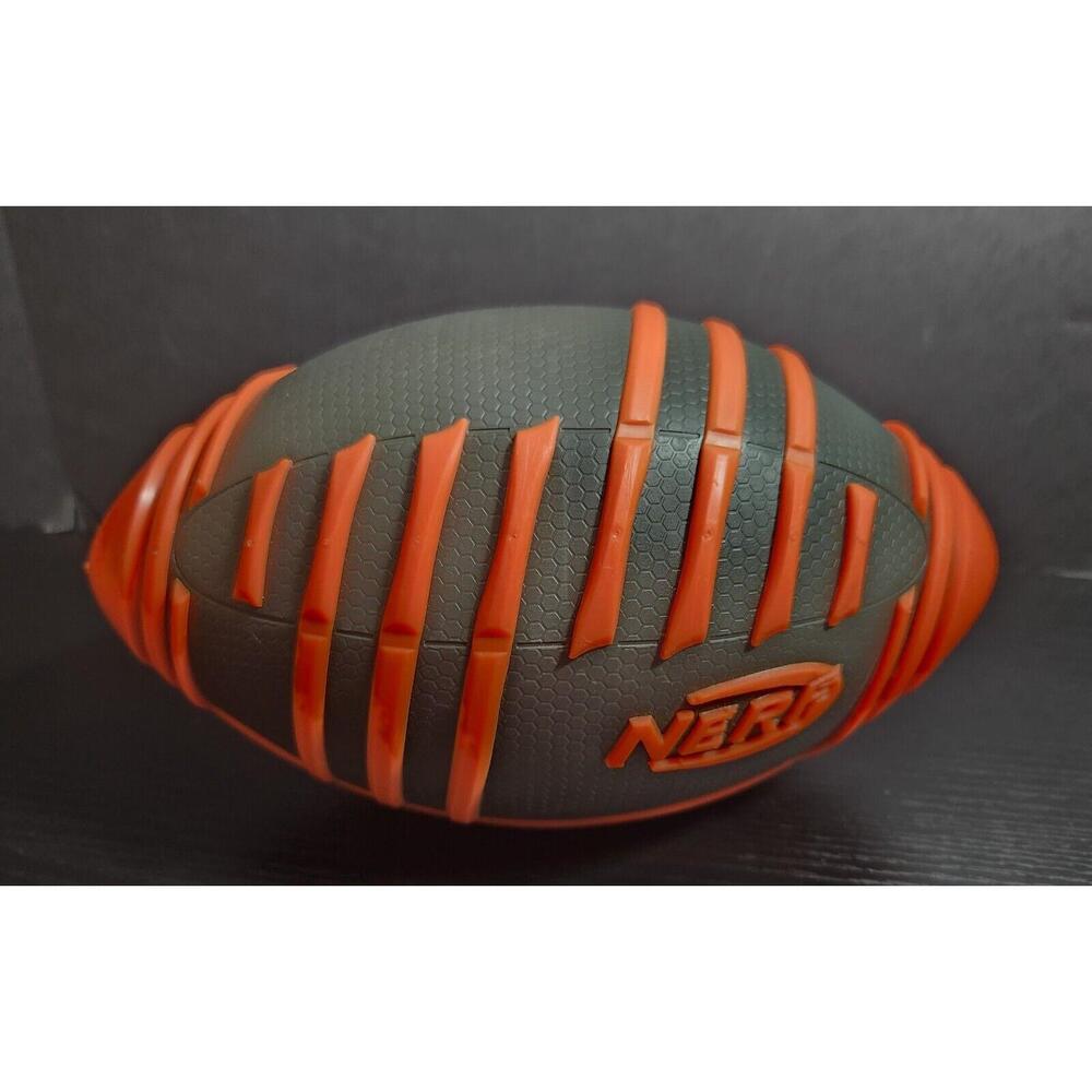 Nerf Sports‎ Weather Blitz Football - Orange / Black - #E1293 - 2017 Hasbro nice